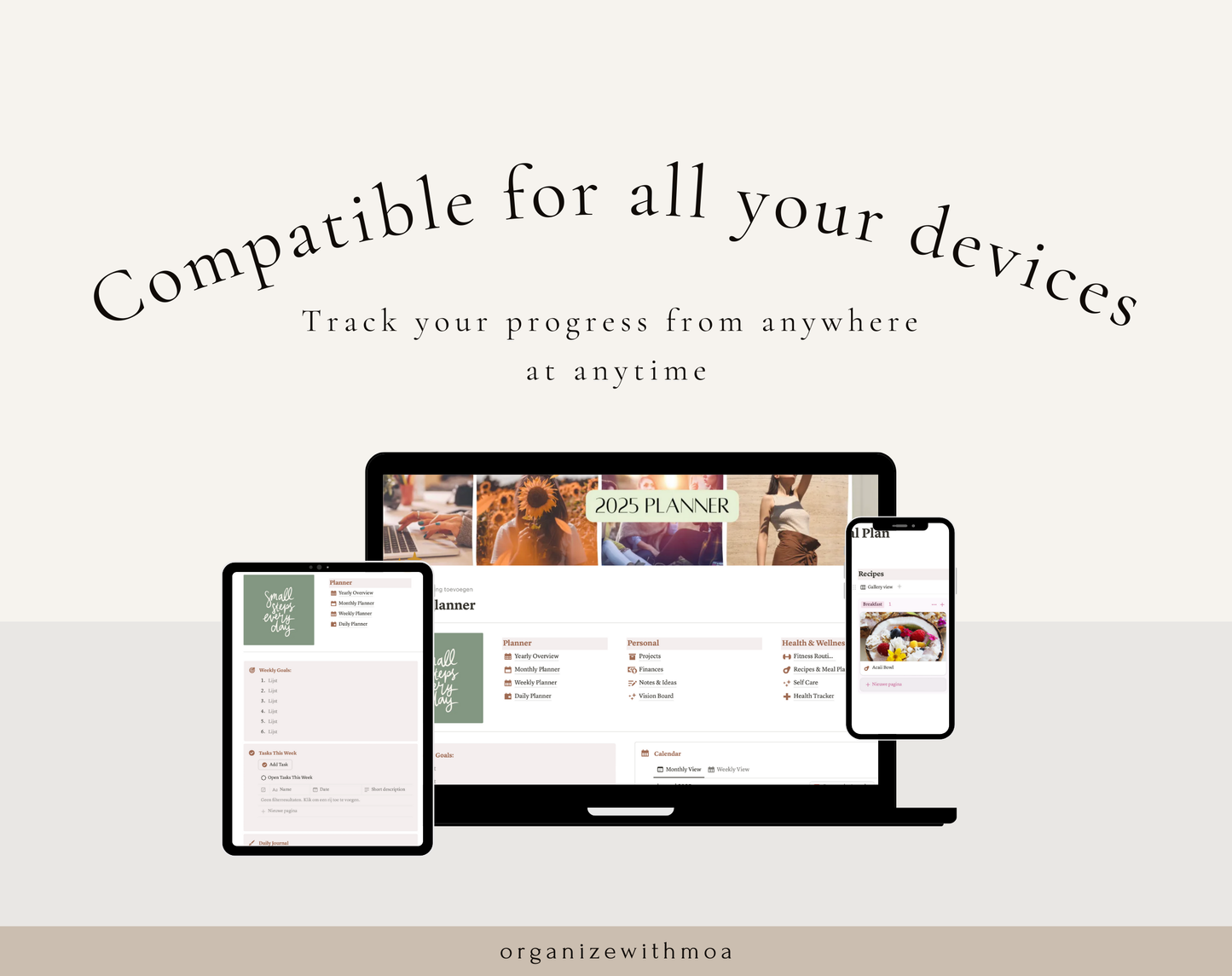 Customizable Notion Template - 2025 Planner